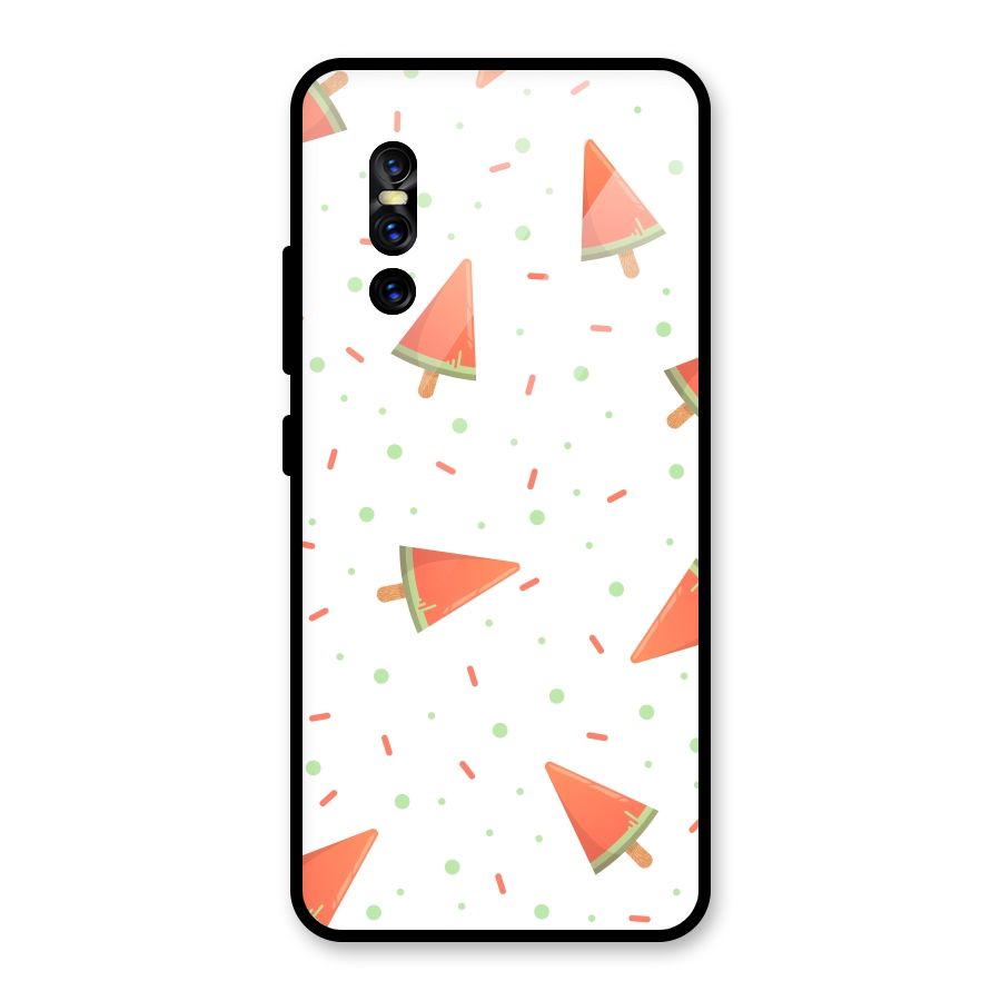 Watermelon Ice Creams Glass Back Case for Vivo V15 Pro