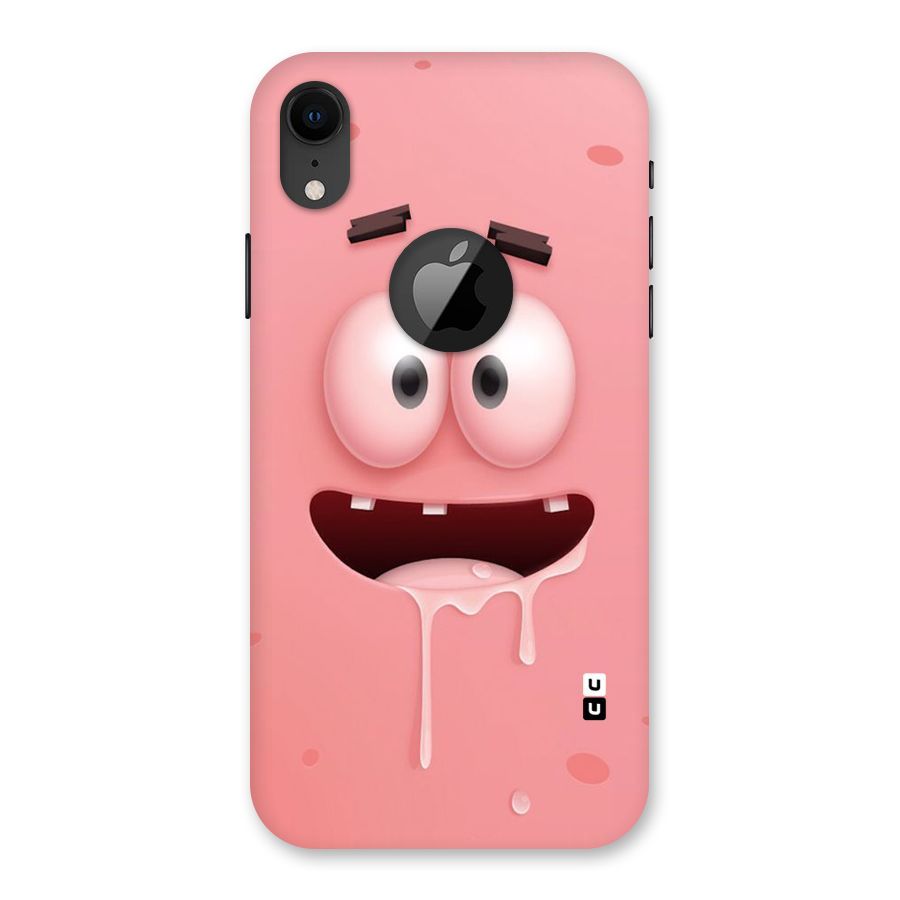 Watery Mouth Back Case for iPhone XR Logo Cut