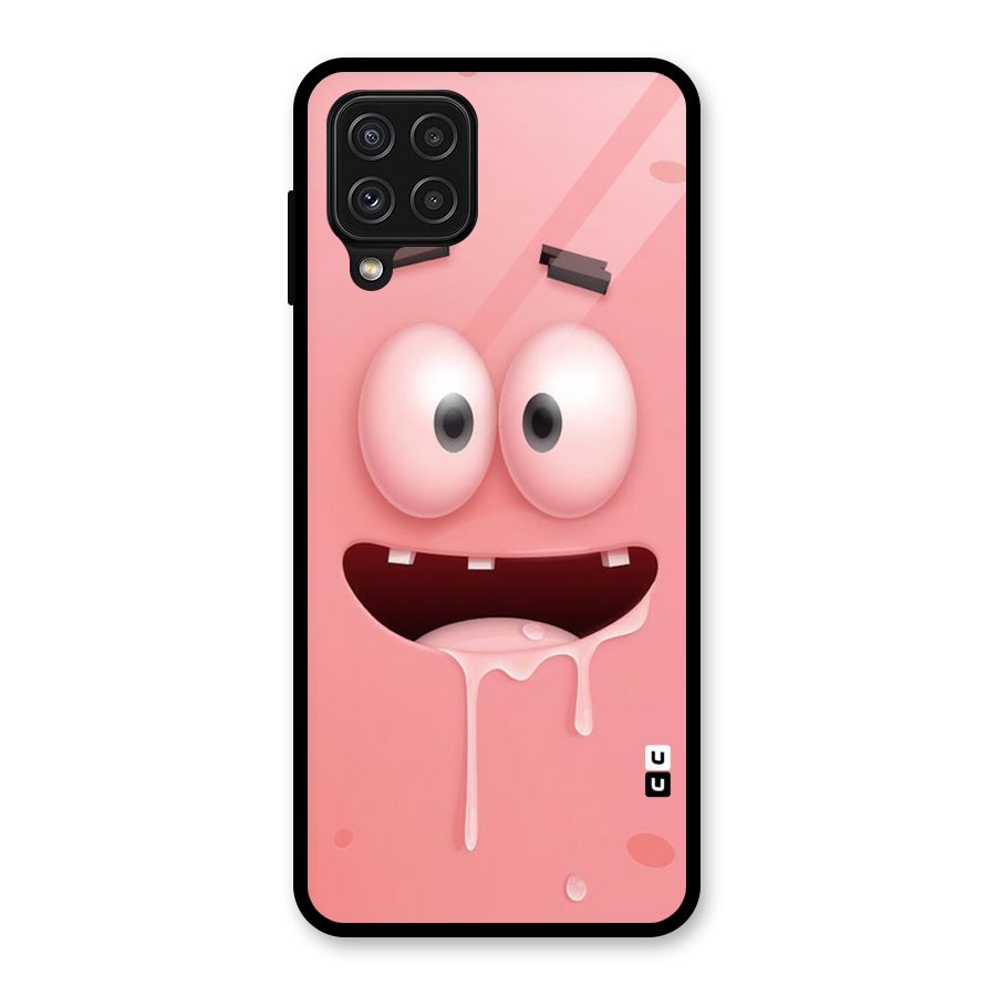 Watery Mouth Glass Back Case for Galaxy A22 4G