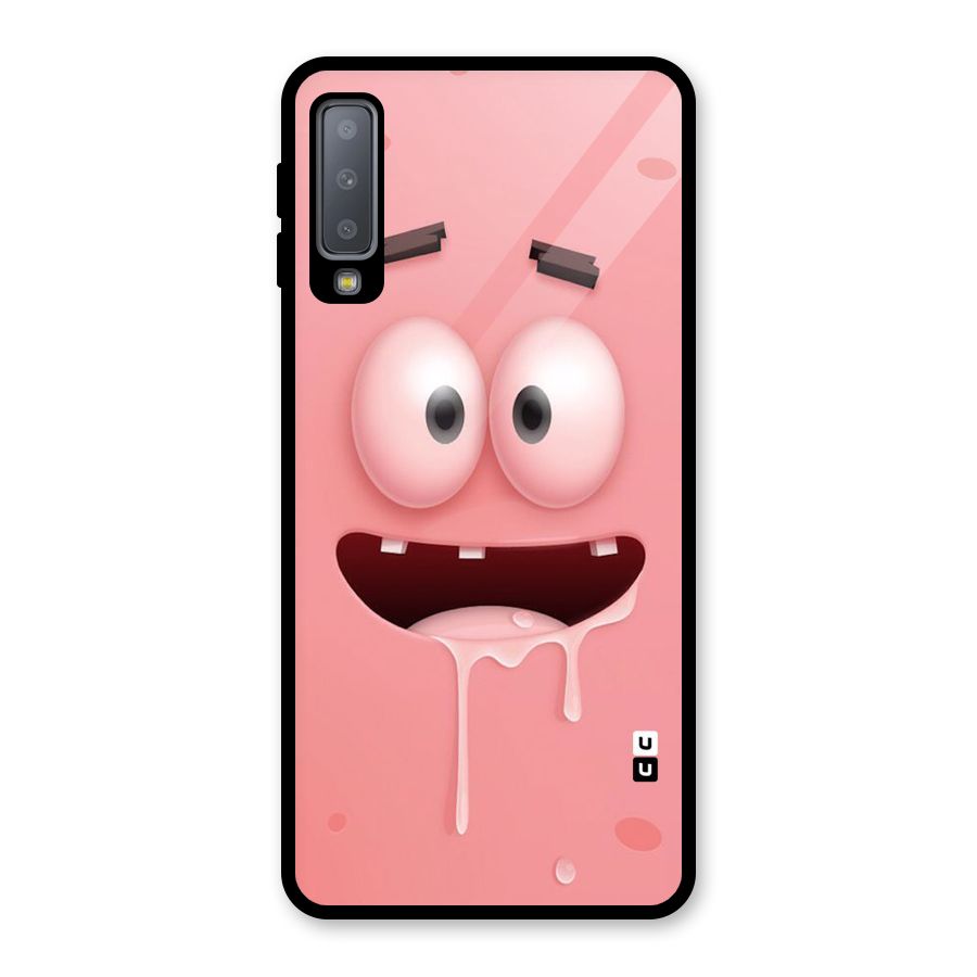 Watery Mouth Glass Back Case for Galaxy A7 (2018)
