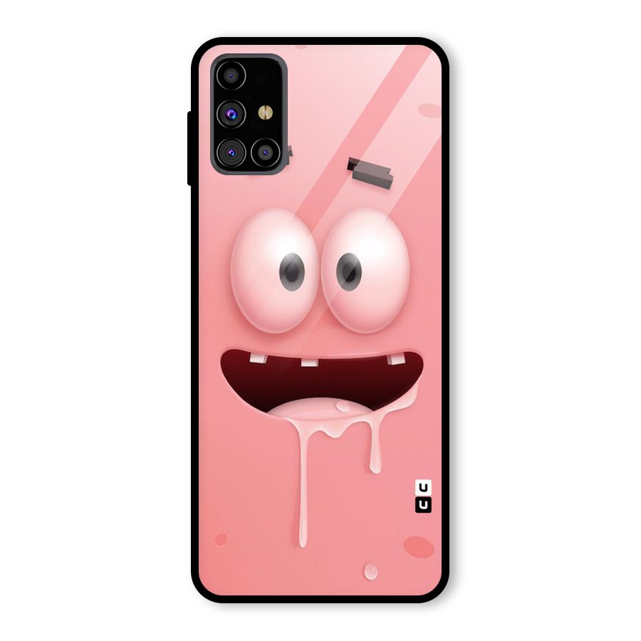 Watery Mouth Glass Back Case for Galaxy M31s