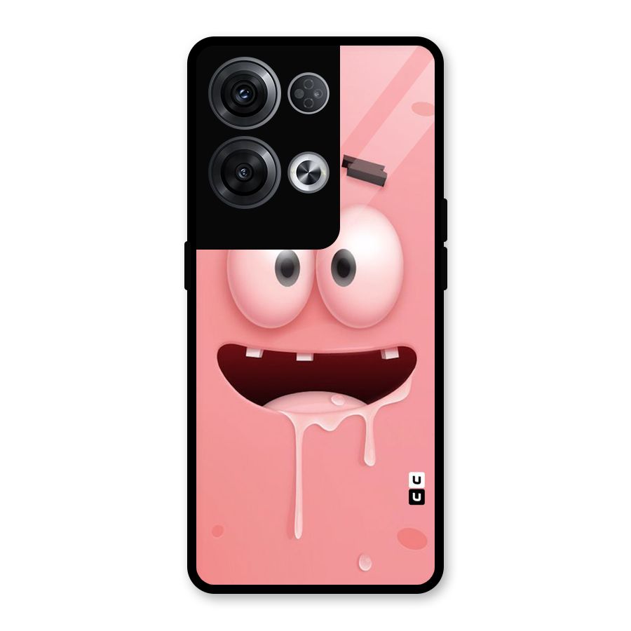 Watery Mouth Glass Back Case for Oppo Reno8 Pro 5G