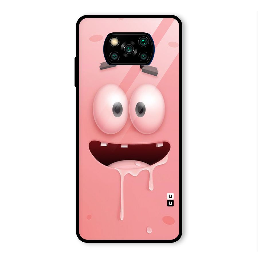 Watery Mouth Glass Back Case for Poco X3 Pro