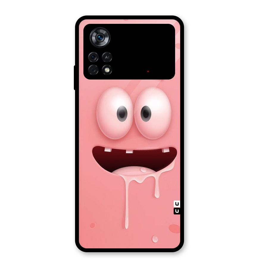 Watery Mouth Glass Back Case for Poco X4 Pro 5G