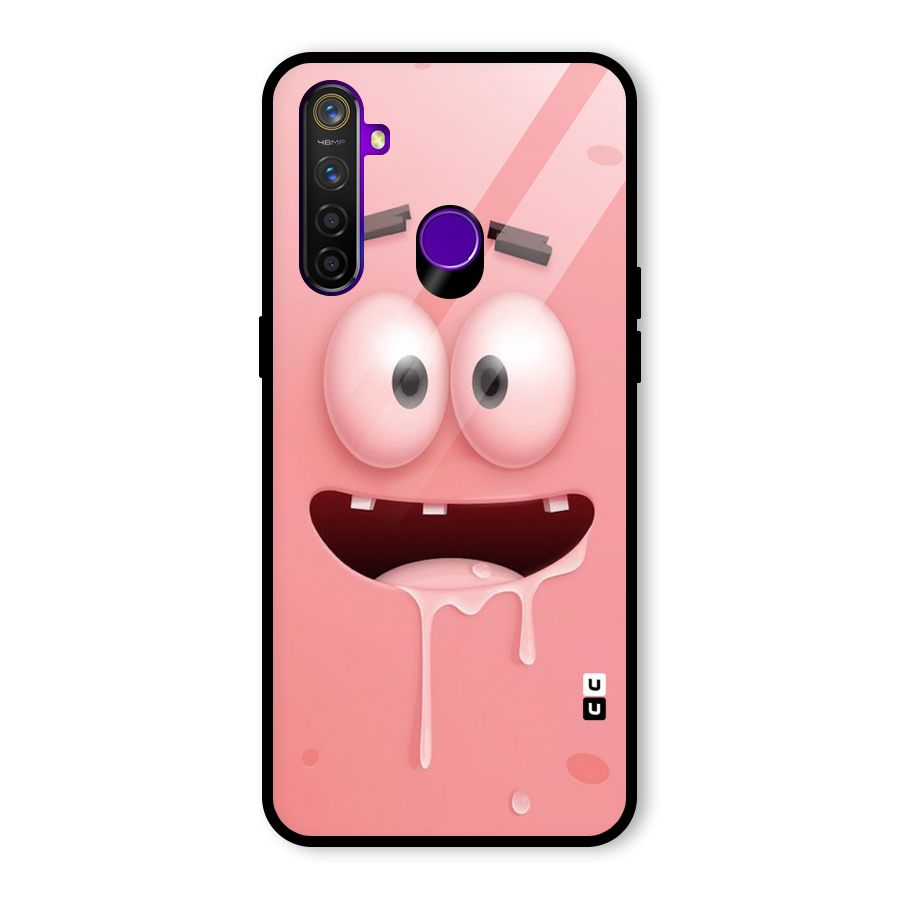 Watery Mouth Glass Back Case for Realme 5 Pro