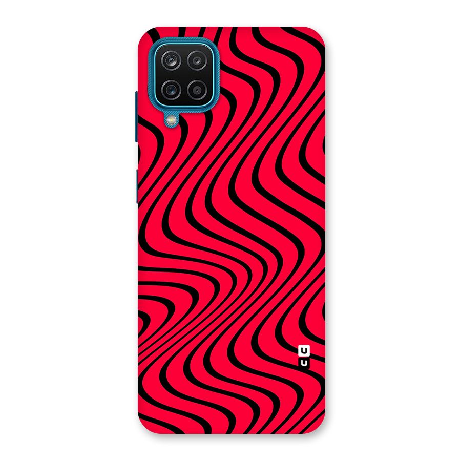 Waves Pattern Print Back Case for Galaxy F12