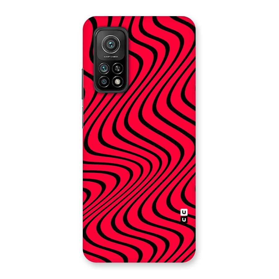 Waves Pattern Print Back Case for Mi 10T 5G