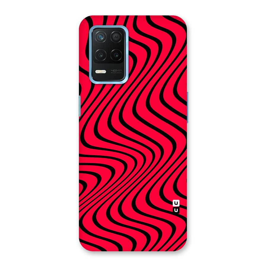 Waves Pattern Print Back Case for Realme 8 5G
