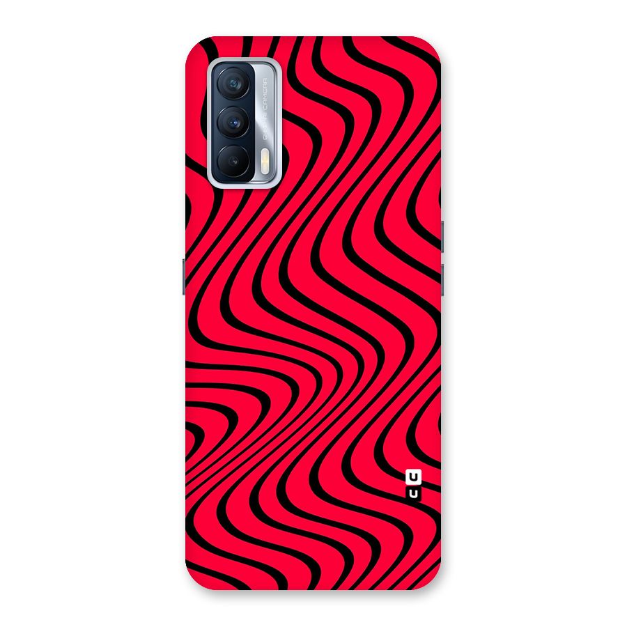 Waves Pattern Print Back Case for Realme X7