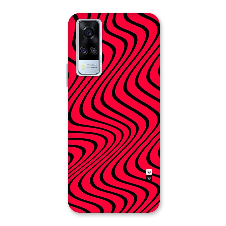 Waves Pattern Print Back Case for Vivo Y31