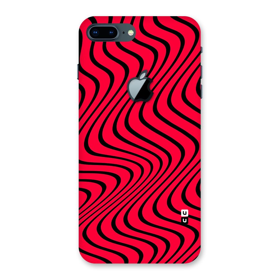 Waves Pattern Print Back Case for iPhone 7 Plus Apple Cut