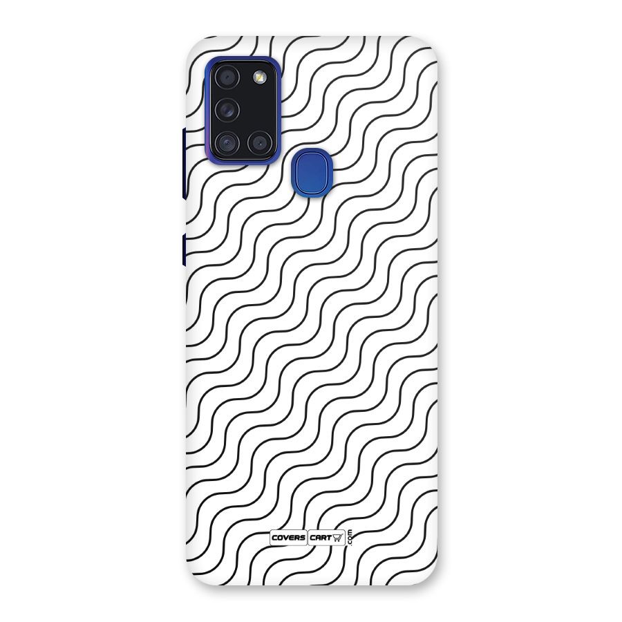 Wavy Pattern Back Case for Galaxy A21s