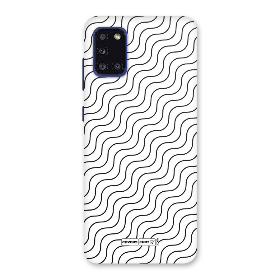 Wavy Pattern Back Case for Galaxy A31