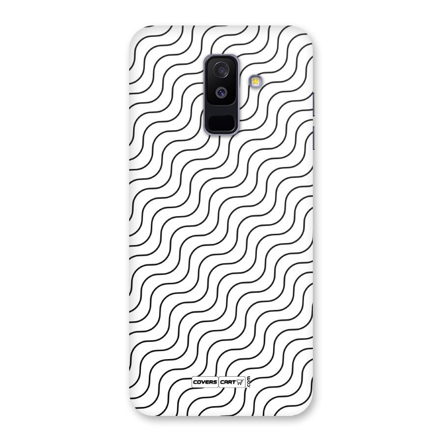 Wavy Pattern Back Case for Galaxy A6 Plus