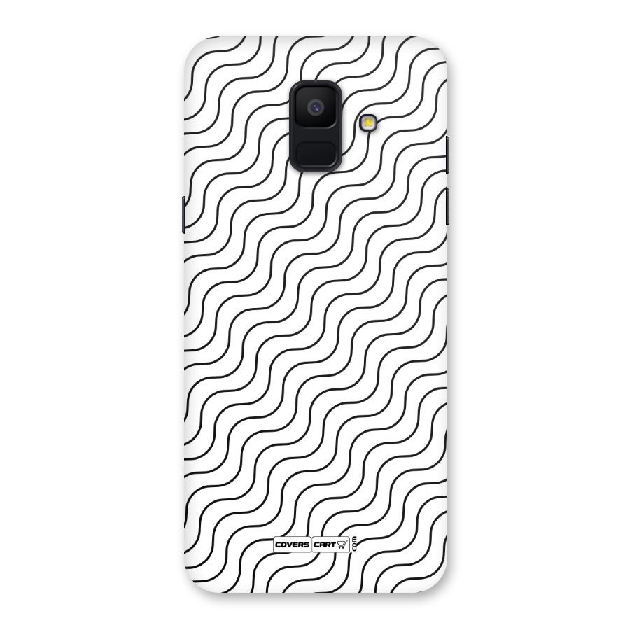 Wavy Pattern Back Case for Galaxy A6 (2018)