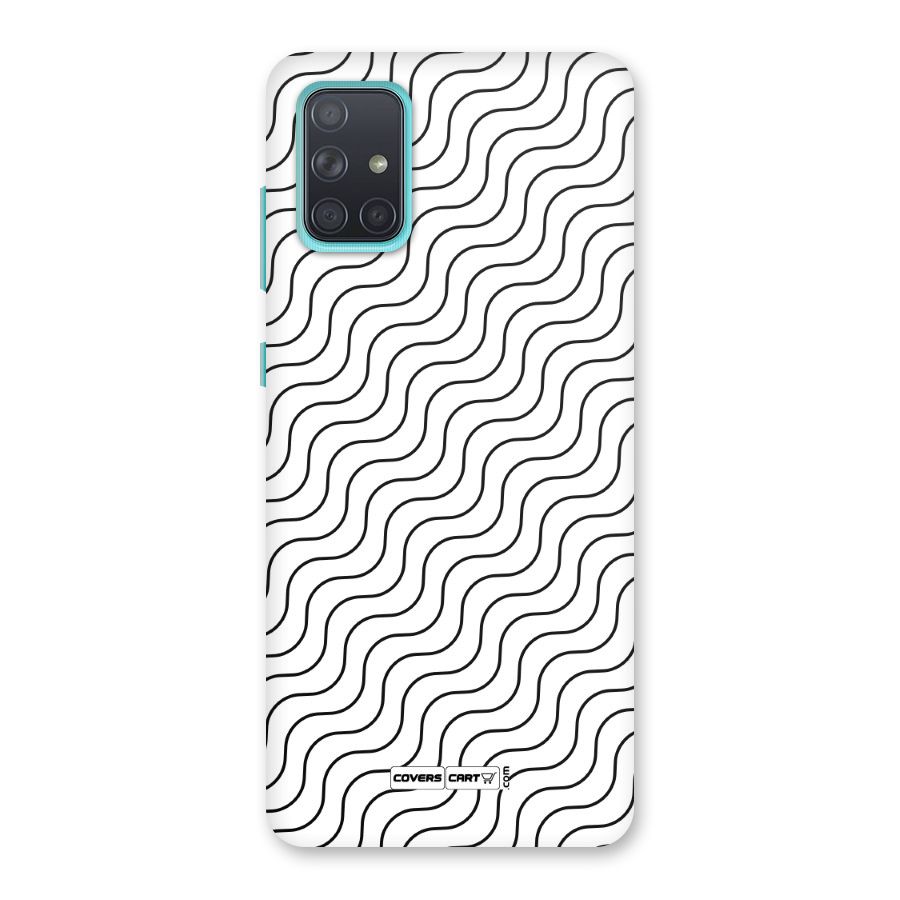 Wavy Pattern Back Case for Galaxy A71