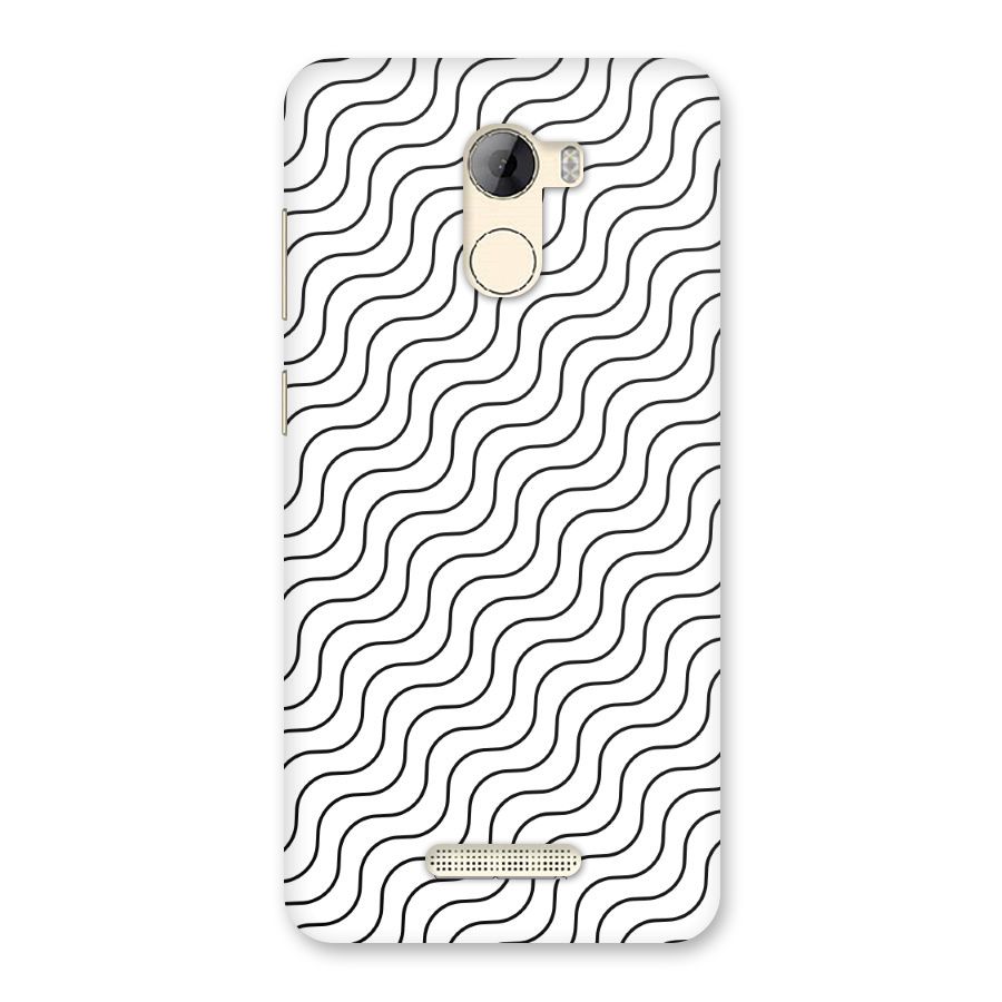 Wavy Pattern Back Case for Gionee A1 LIte