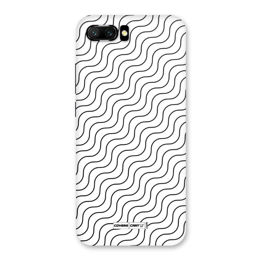 Wavy Pattern Back Case for Honor 10