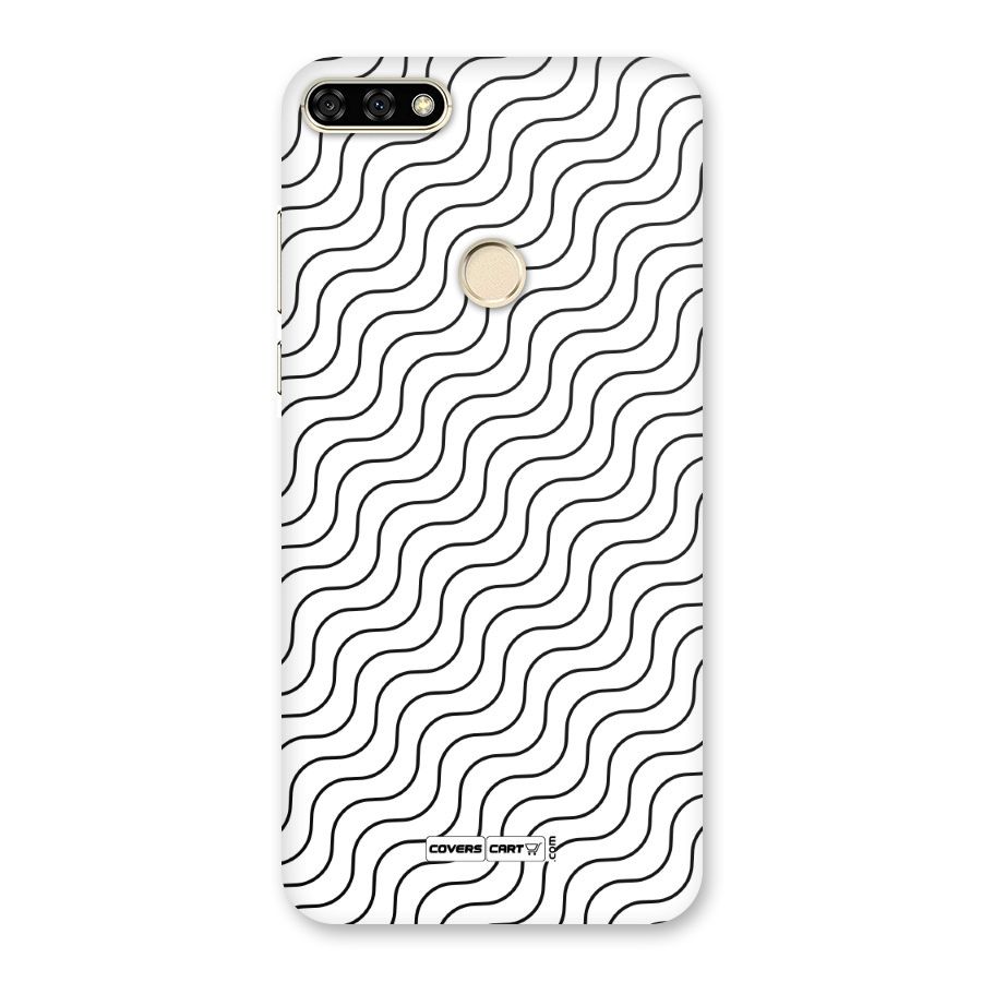 Wavy Pattern Back Case for Honor 7A