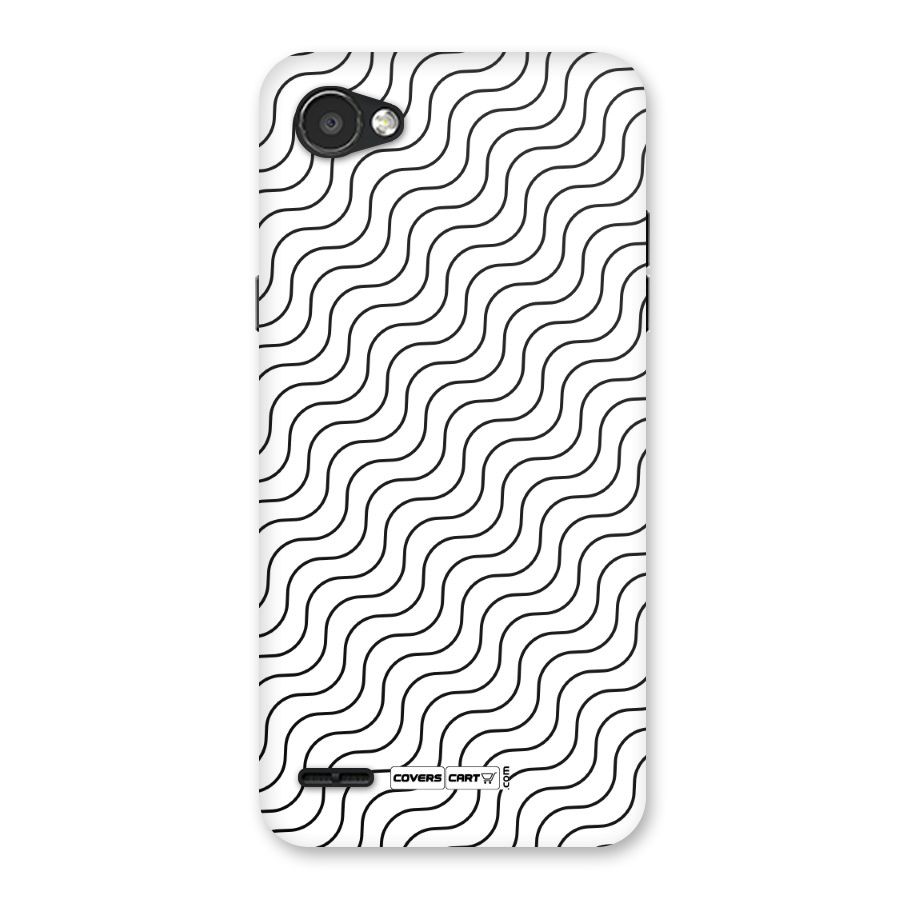 Wavy Pattern Back Case for LG Q6