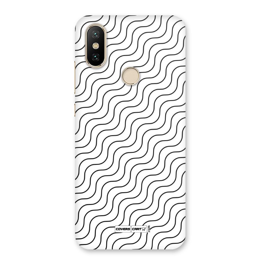 Wavy Pattern Back Case for Mi A2