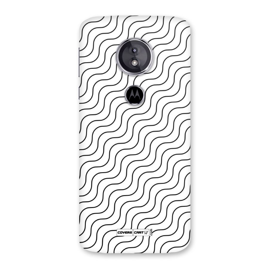 Wavy Pattern Back Case for Moto E5