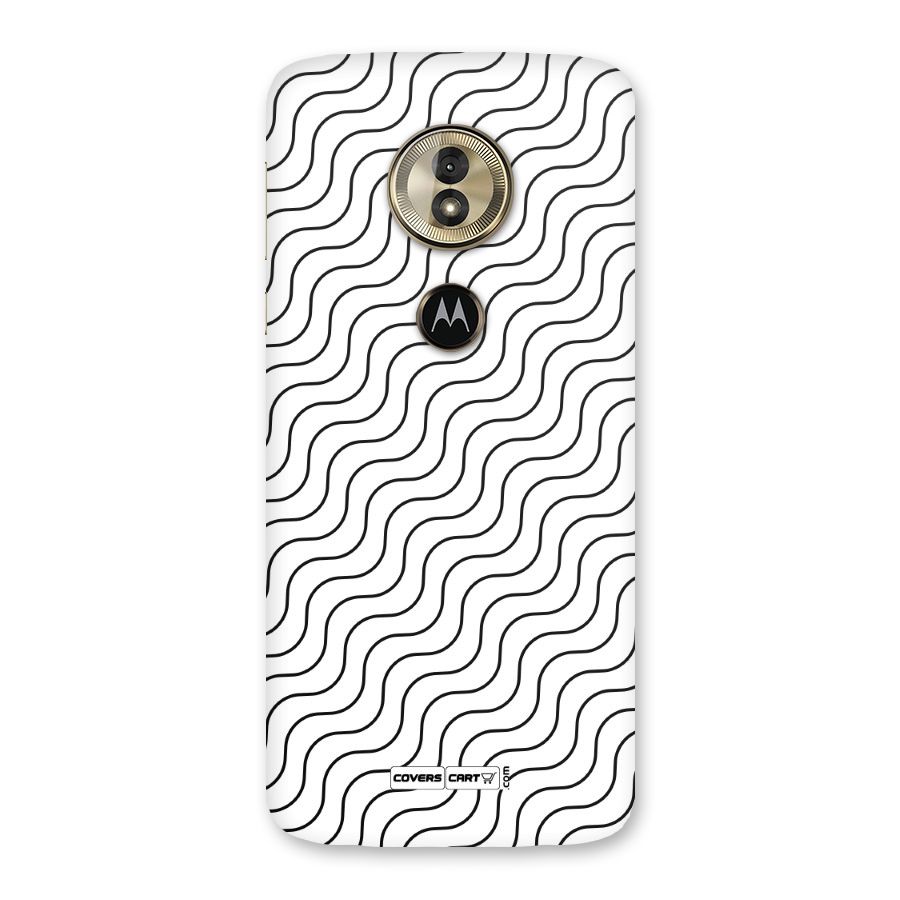 Wavy Pattern Back Case for Moto G6 Play