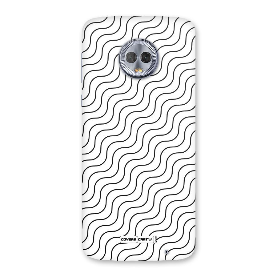 Wavy Pattern Back Case for Moto G6 Plus