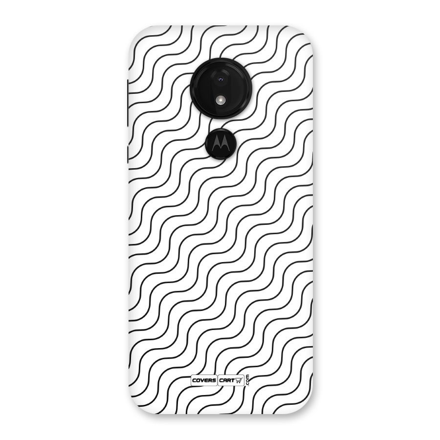 Wavy Pattern Back Case for Moto G7 Power