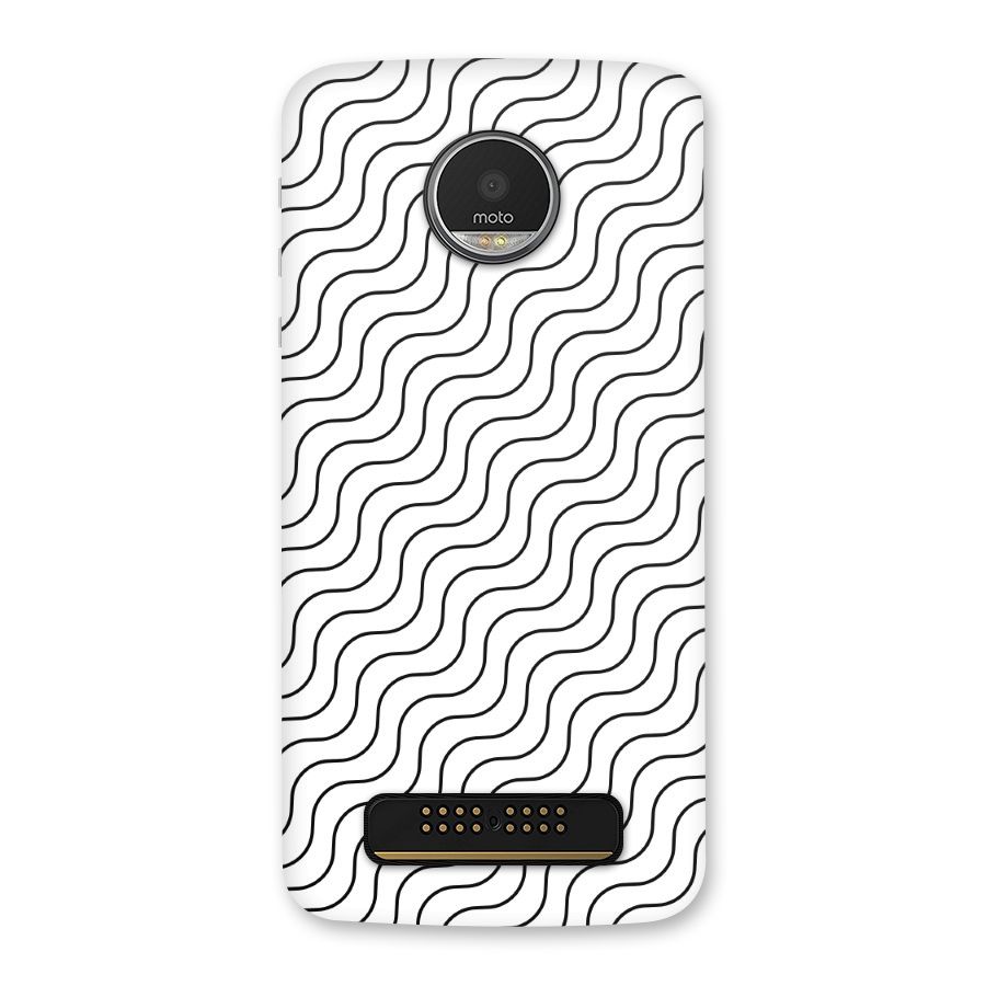 Wavy Pattern Back Case for Moto Z Play