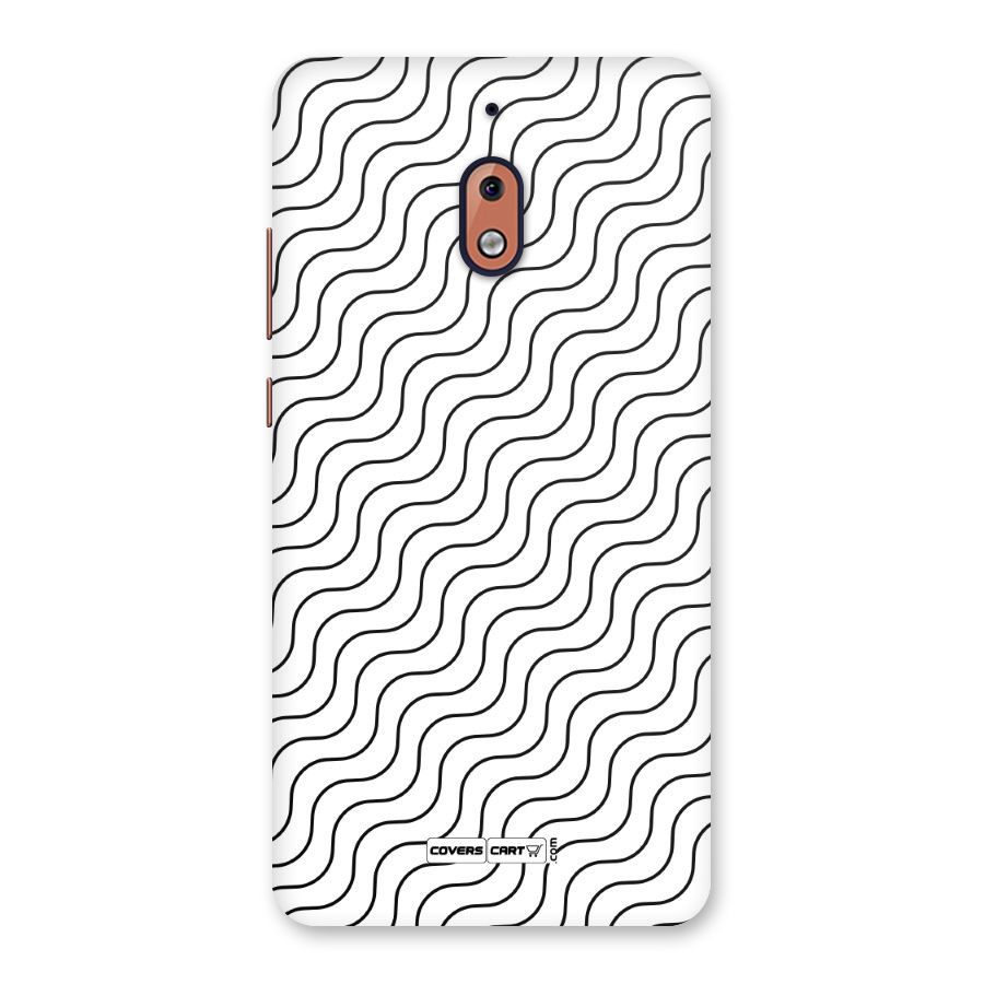 Wavy Pattern Back Case for Nokia 2.1