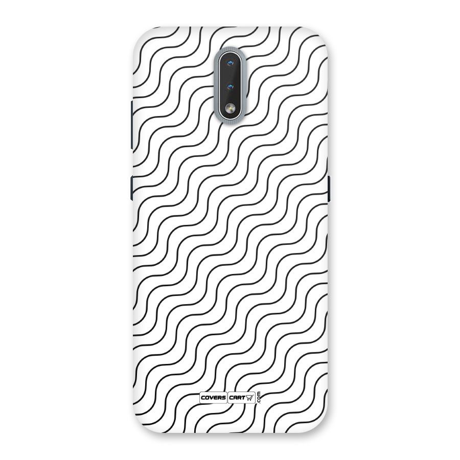 Wavy Pattern Back Case for Nokia 2.3