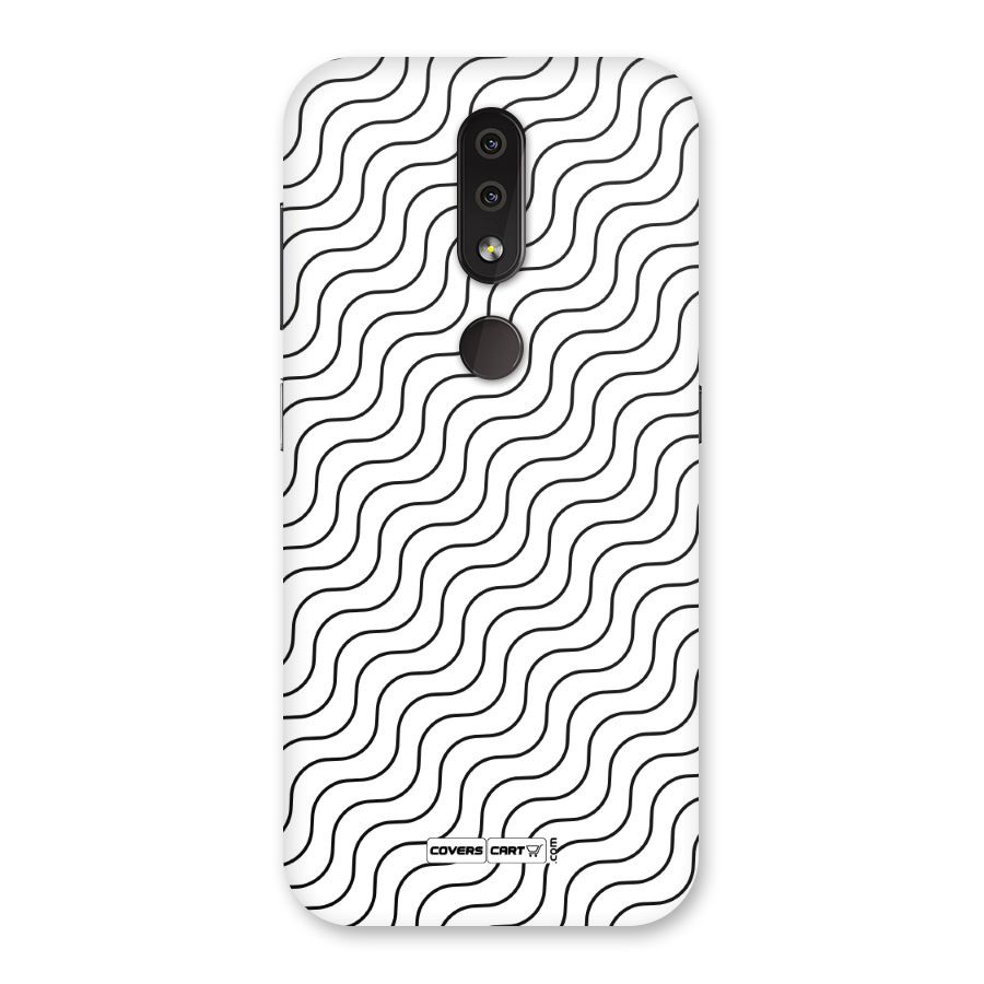 Wavy Pattern Back Case for Nokia 4.2