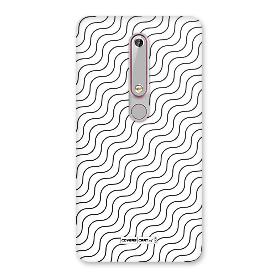 Wavy Pattern Back Case for Nokia 6.1