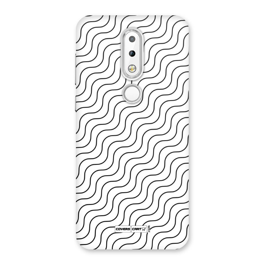 Wavy Pattern Back Case for Nokia 6.1 Plus