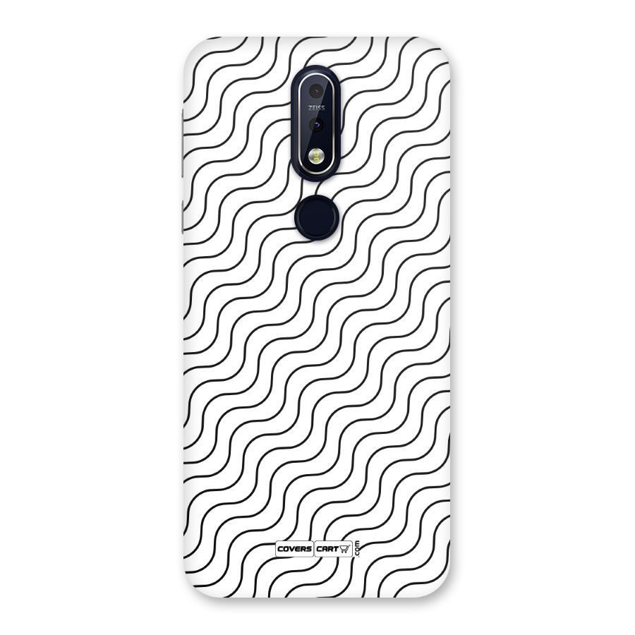 Wavy Pattern Back Case for Nokia 7.1