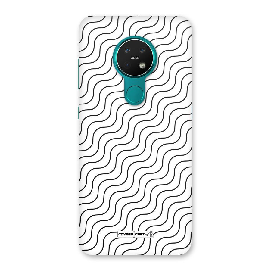 Wavy Pattern Back Case for Nokia 7.2