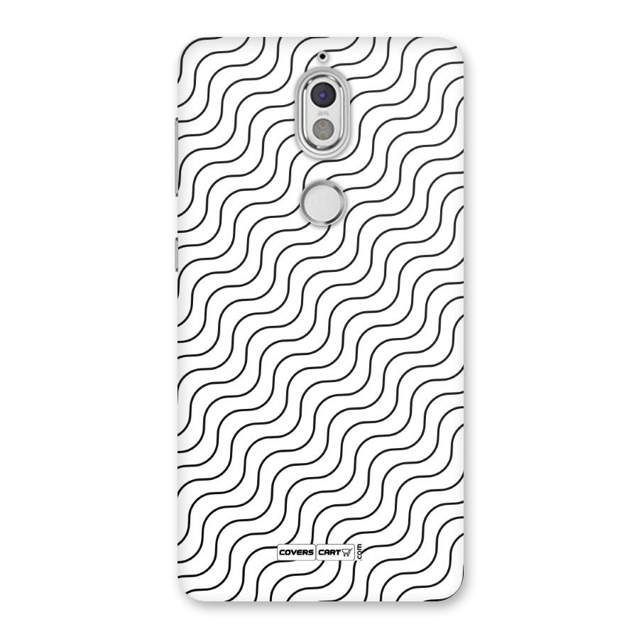 Wavy Pattern Back Case for Nokia 7