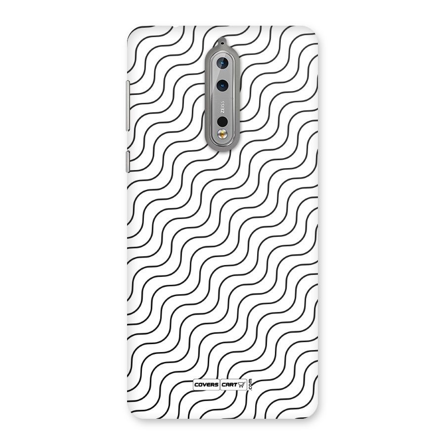 Wavy Pattern Back Case for Nokia 8