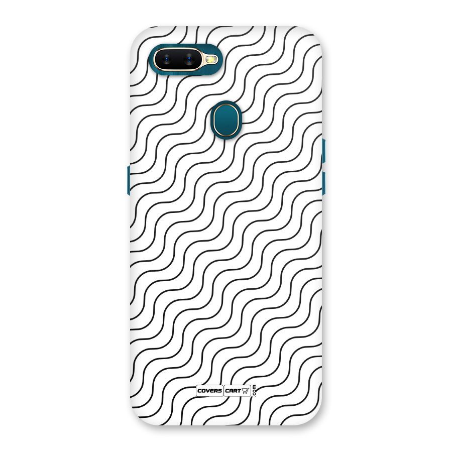 Wavy Pattern Back Case for Oppo A11k