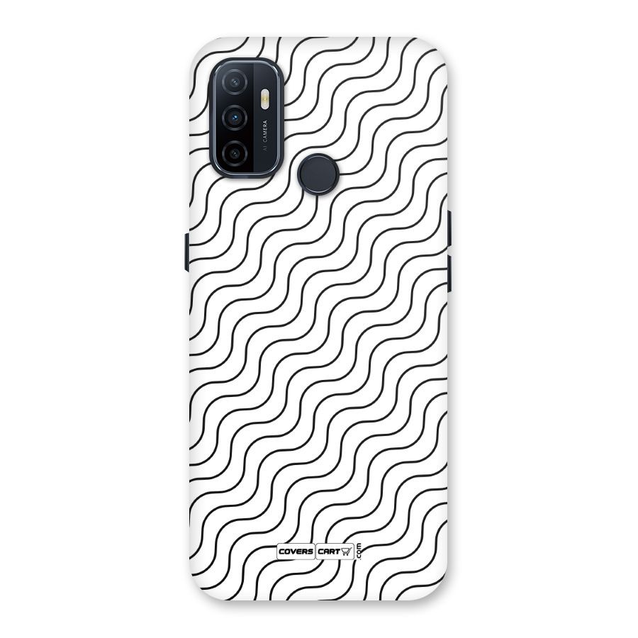Wavy Pattern Back Case for Oppo A32
