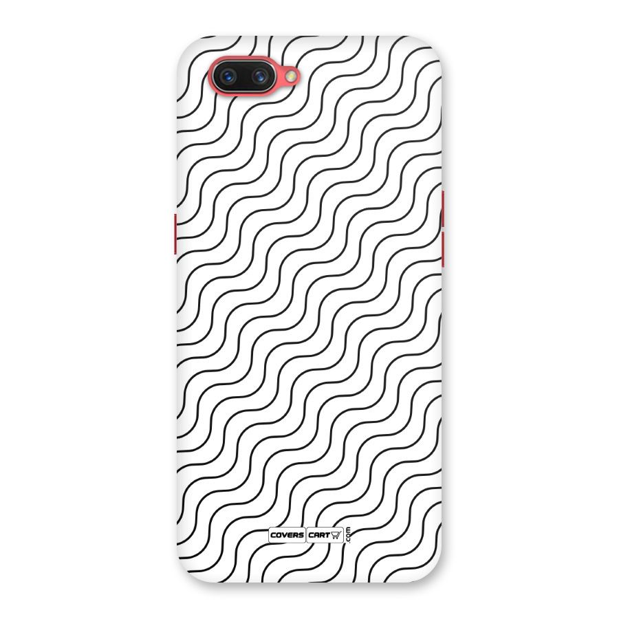 Wavy Pattern Back Case for Oppo A3s