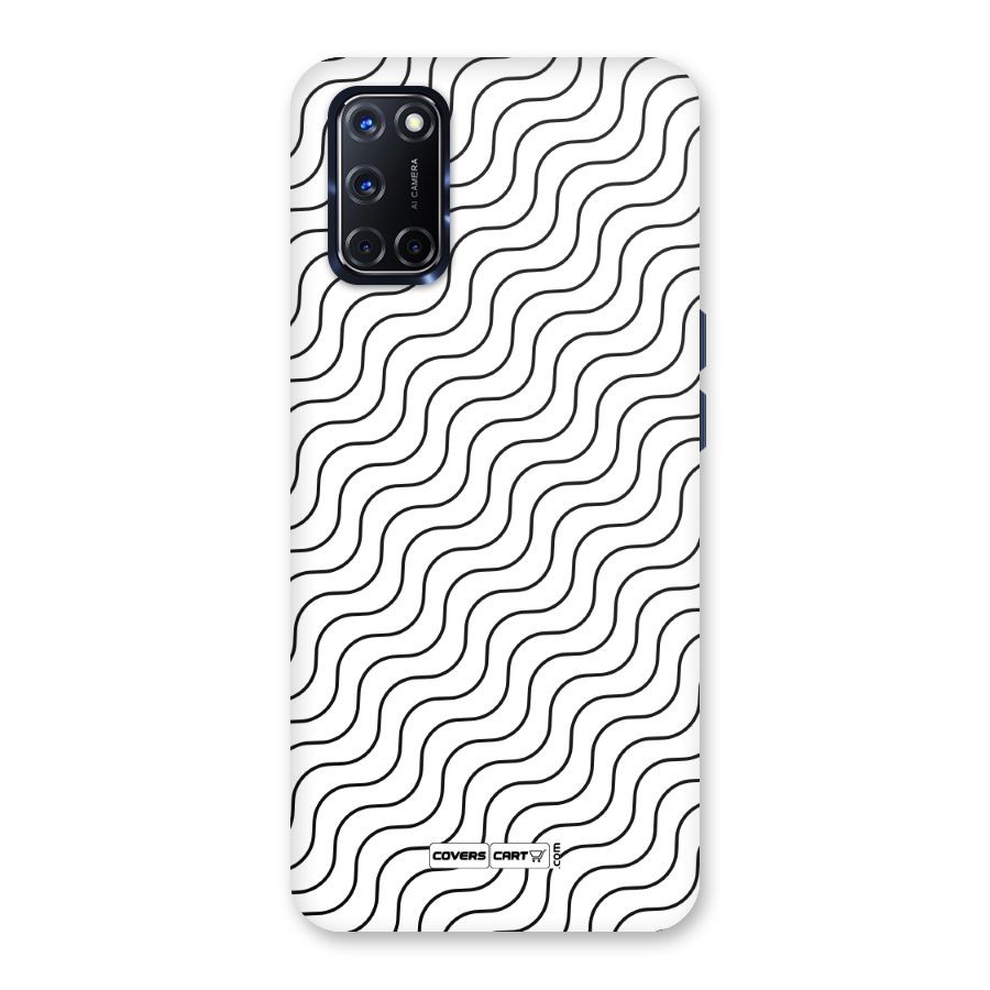 Wavy Pattern Back Case for Oppo A52