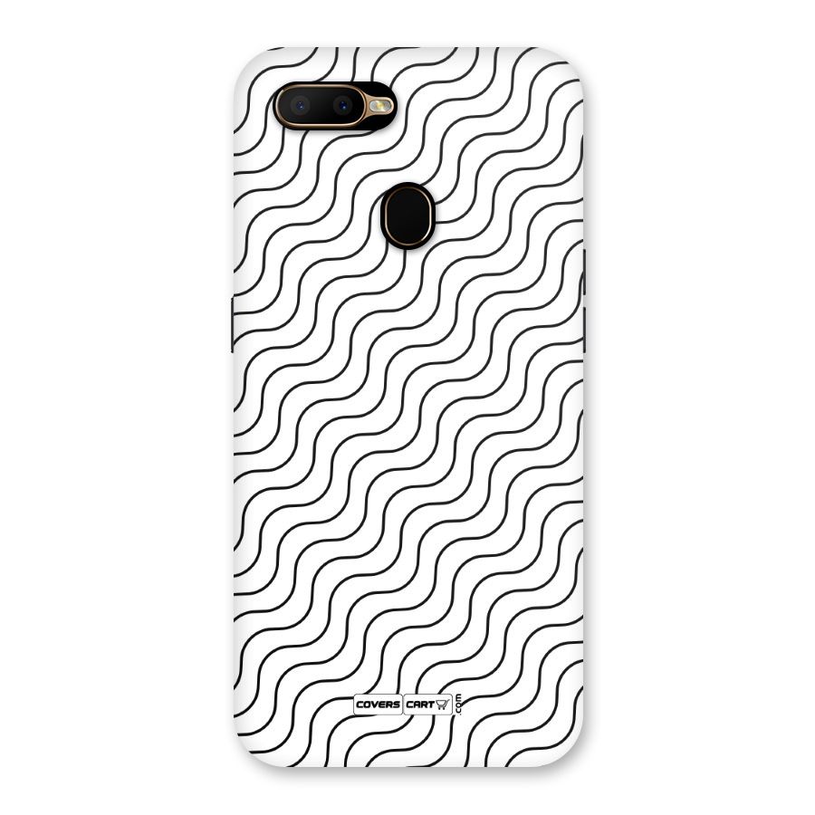 Wavy Pattern Back Case for Oppo A5s