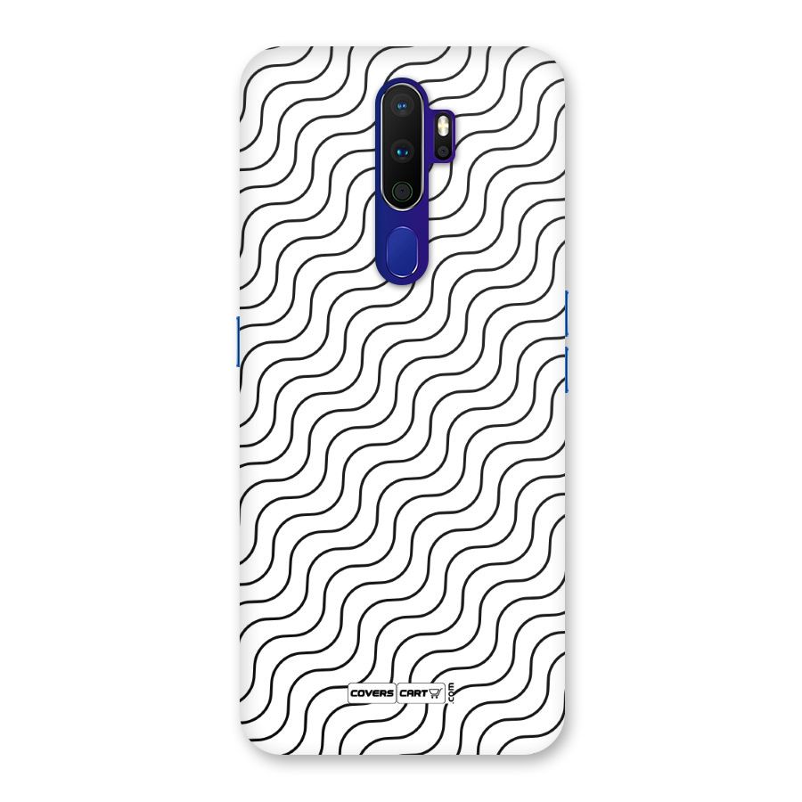 Wavy Pattern Back Case for Oppo A9 (2020)