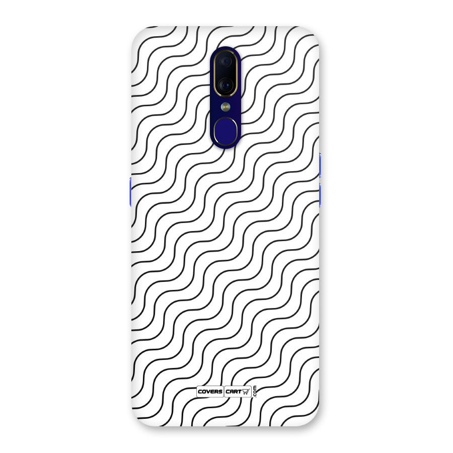 Wavy Pattern Back Case for Oppo F11