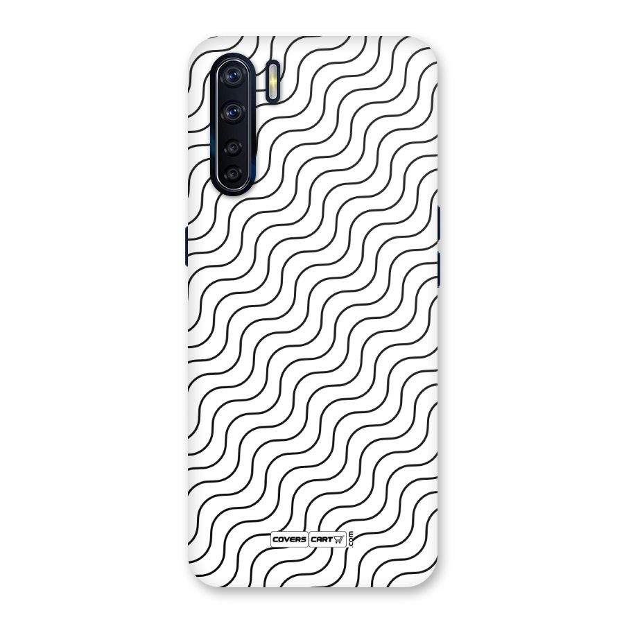 Wavy Pattern Back Case for Oppo F15