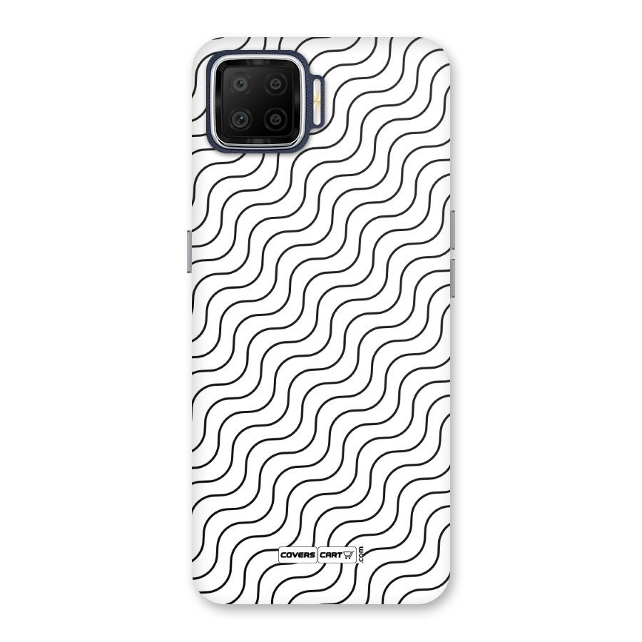 Wavy Pattern Back Case for Oppo F17