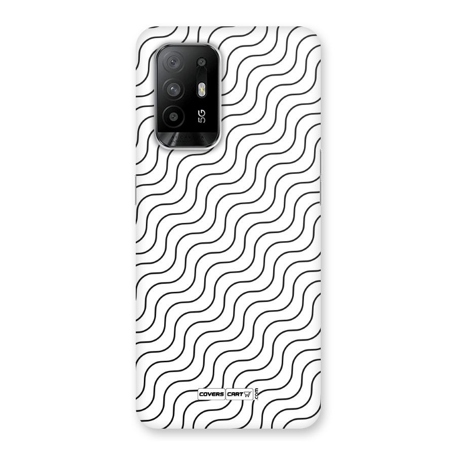 Wavy Pattern Back Case for Oppo F19 Pro Plus 5G