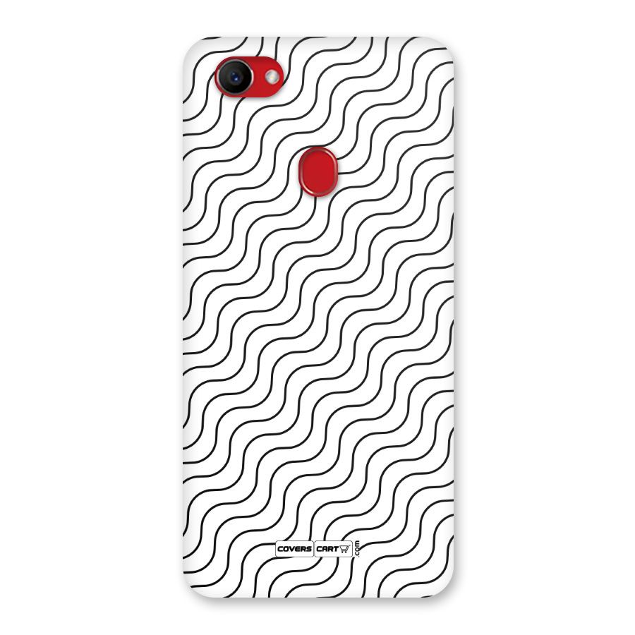 Wavy Pattern Back Case for Oppo F7